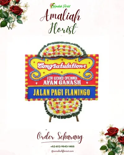 Bunga Papan Congratulation di Jlumpang